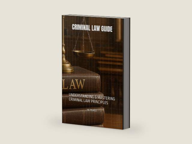 CRIMINAL LAW GUIDE: UNDERSTANDING & MASTERING CRIMINAL LAW PRINCIPLES by N. PEACE