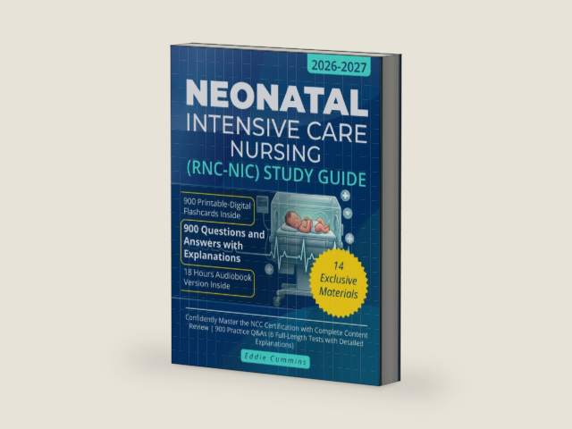 Neonatal Intensive Care Nursing (RNC-NIC) Study Guide: Confidently Master the NCC Certification with Complete Content Review | 900 Practice Q&As (6 Full-Length Tests with Detailed Explanations) by Eddie Cummins