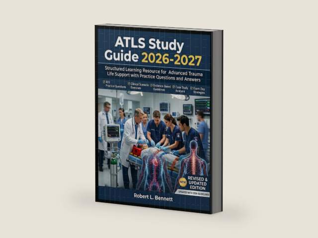 ATLS Study Guide 2026-2027: Structured Learning Resource for Advanced Trauma Life Support with Practice Questions and Answers by Robert L. Bennett