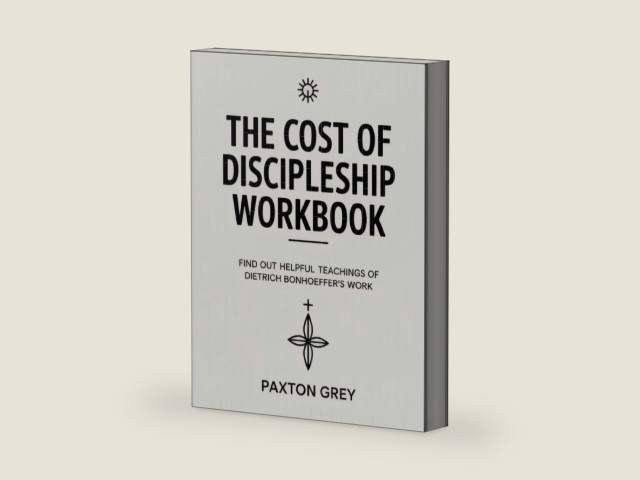The Cost Of Discipleship Workbook: Find out helpful teachings of Dietrich Bonhoeffer's work by Paxton Grey
