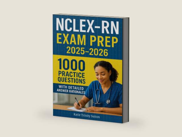 NCLEX-RN Exam Prep 2025-2026: 1000 Practice Questions with Detailed Answer Rationales by Katie Trinity Sutton