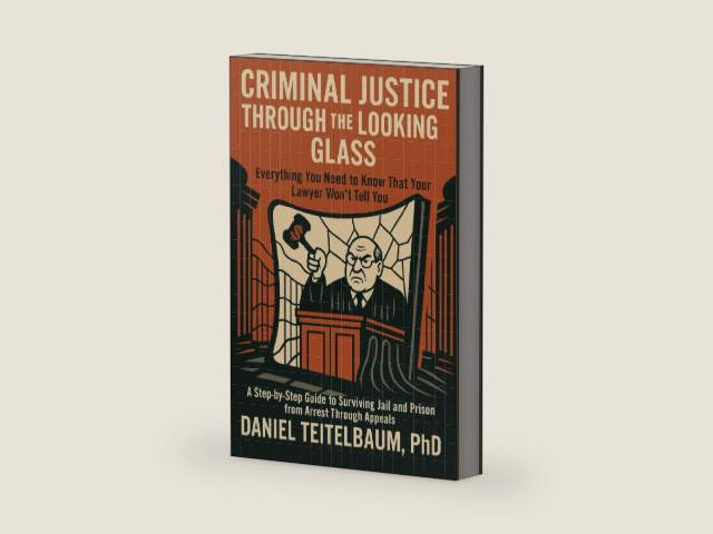 Criminal Justice Through the Looking Glass: Everything You Need to Know That Your Lawyer Won't Tell You-A Step-by-Step Guide to Surviving Jail and Prison from Arrest Through Appeals by Dr. Daniel Teitelbaum Ph.D