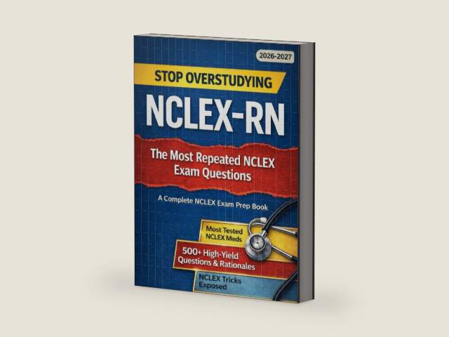 NCLEX-RN: Stop Overstudying With The Most Repeated Exam Questions & High Yield Patterns: Questions With Detailed Rationales, Red Flag Symptoms And ... (Next Gen) (NCLEX Thinking Errors Series) by Alexis Grant RN