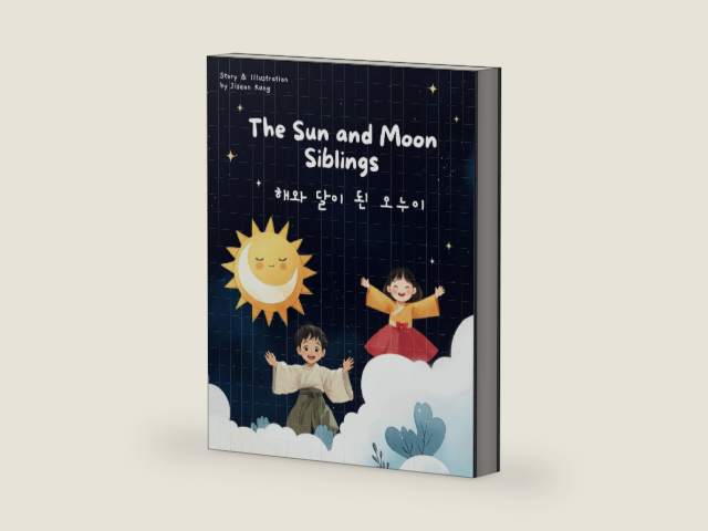 The Sun and the Moon Siblings: Bilingual Korean-English Children's Book (Korean Folktale Storybook Collection) by Jiseon Kang