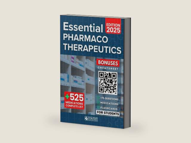 Essential Pharmacotherapeutic: Clear Concepts and Digital Resources for Advanced Practice [NPs, ANPs, DNPs, and PA-Cs] by VITALTEXT Publications