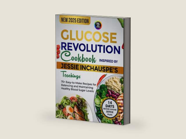 Glucose Revolution Cookbook Inspired by Jessie Inchauspe's Teachings: 75+ Easy-to-Make Recipes for Balancing and Maintaining Healthy Blood Sugar Levels by Jousha M. Stewart