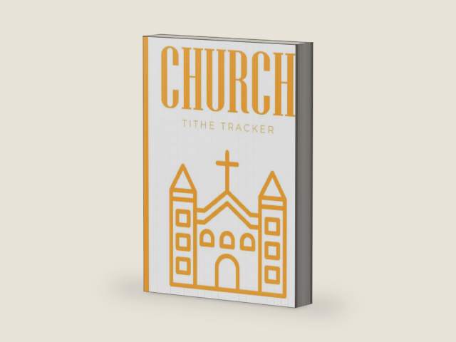 Church Tithe Tracker: Large Church Financial Record Book For Small Churches - Church Finance Book - Church Donation Log Book by Kennedi Bailey Publishing