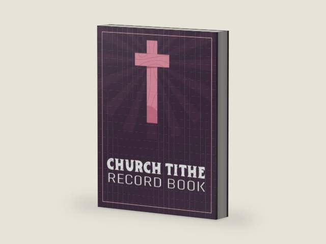 Church Tithe Record Book: Church Finance Record Book Keeps you Organized. Track Your Donations Perfect For Churches And Other Nonprofit Organizations by Lindachurch Press