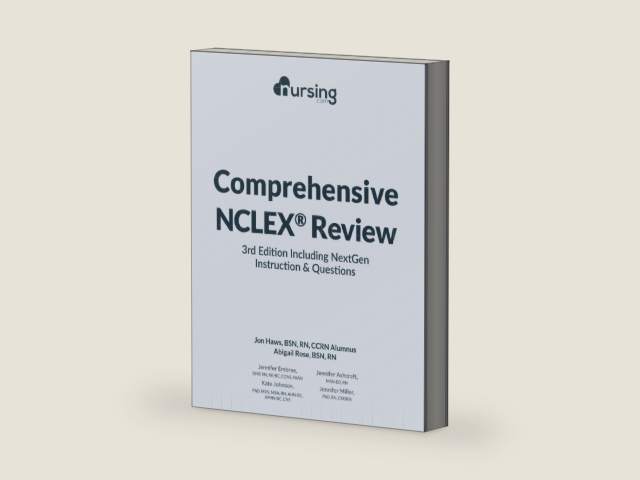 Comprehensive NCLEX Review: 3rd Edition Including NextGen Instructions & Questions: (2023 NCLEX® test plan, full-color, content + NCLEX® practice ... nursing cheat sheets) (Must-Have NCLEX Prep) by Jon Haws BSN, RN