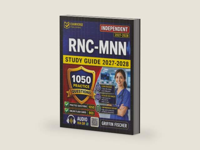 Independent RNC-MNN Study Guide 2027-2028: Focused Preparation with 1050 Exam-Style Questions And Full Rationales for Maternal Newborn Nursing Certification by Griffin Fischer