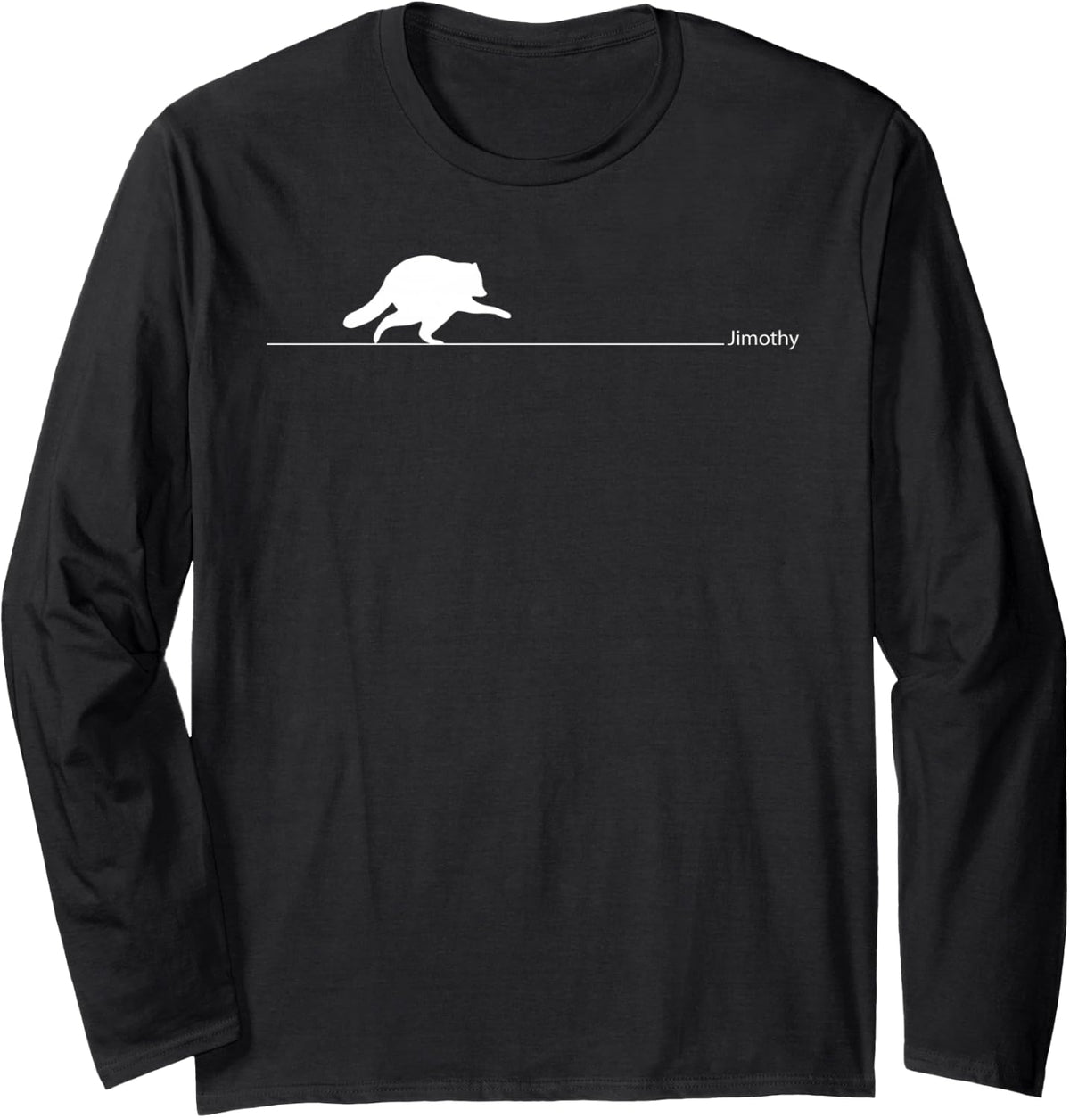 Jimothy Raccoon Seattle Meme Viral Long Sleeve T-Shirt