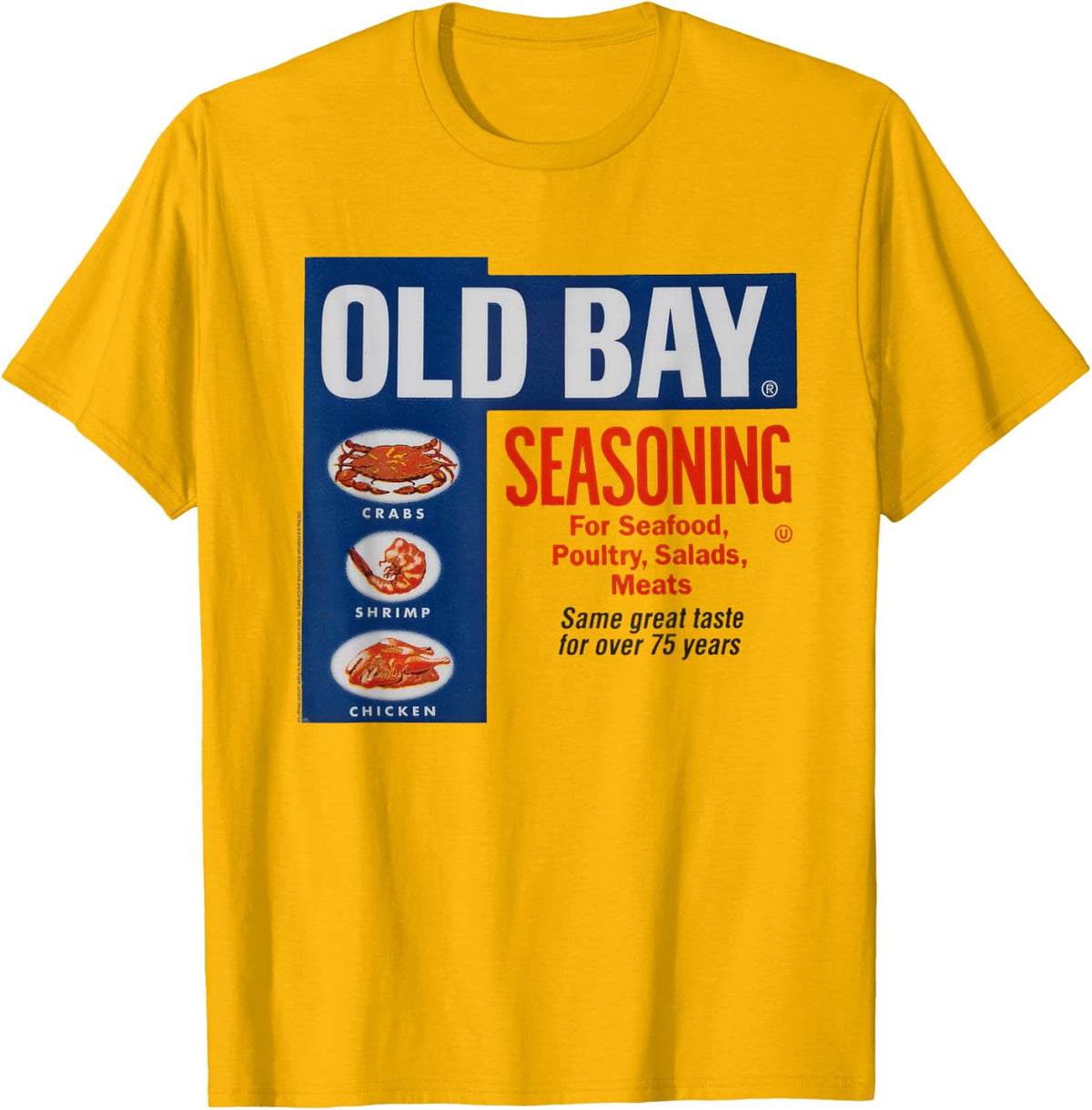 Old Bay Seasoning Tin Label Easy Costume Spices Foodie T-Shirt