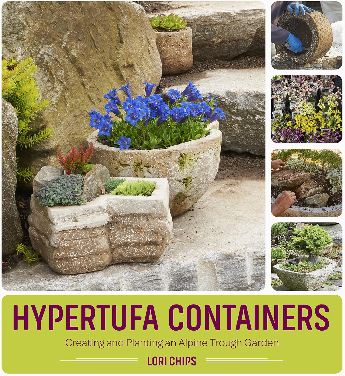 Hypertufa Containers: Creating and Planting an Alpine Trough Garden by Lori Chips