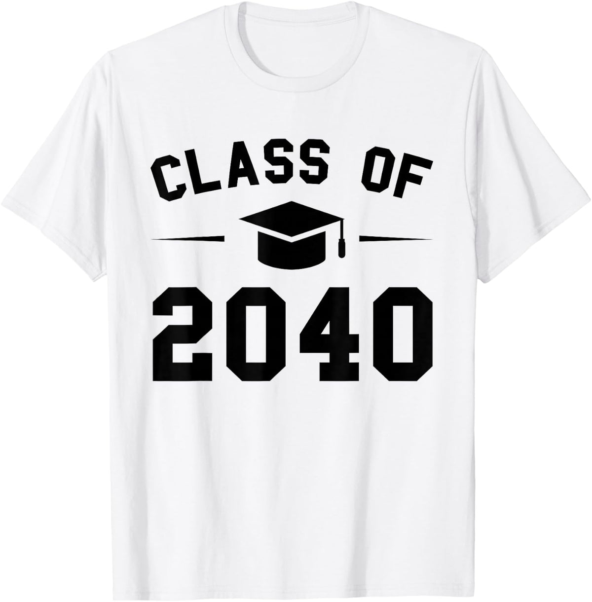 Class of 2040 Grow with Me Shirt Handprint on Back Pre-k T-Shirt