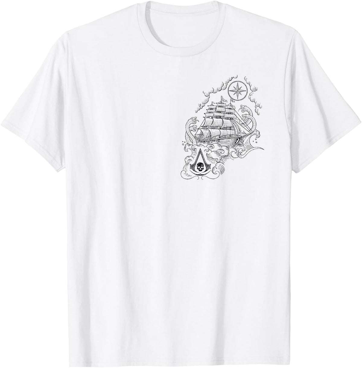 Assassin's Creed: Black Flag Tattoo Officially Licensed T-Shirt