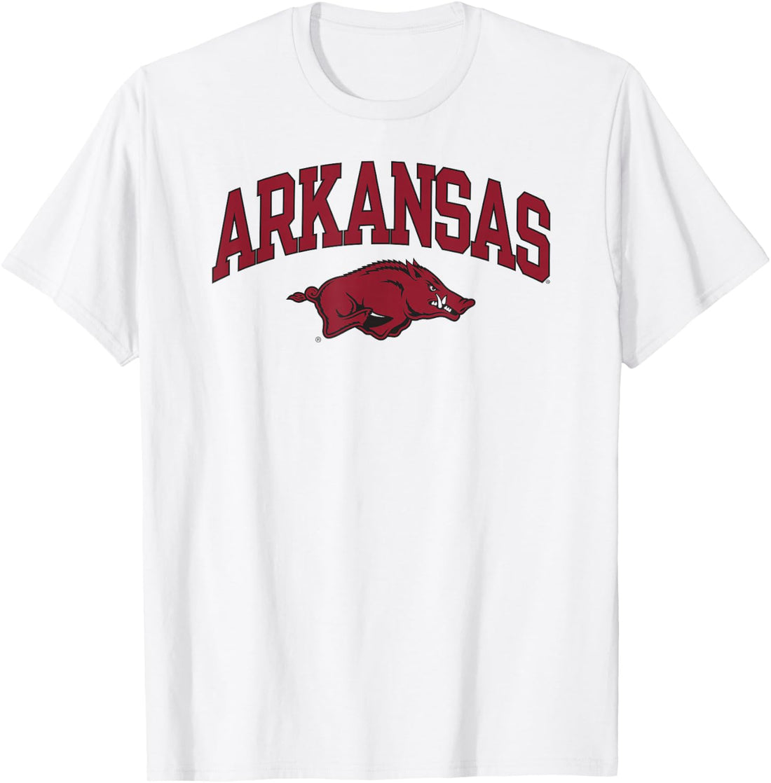 Arkansas Razorbacks Classic White Officially Licensed T-Shirt
