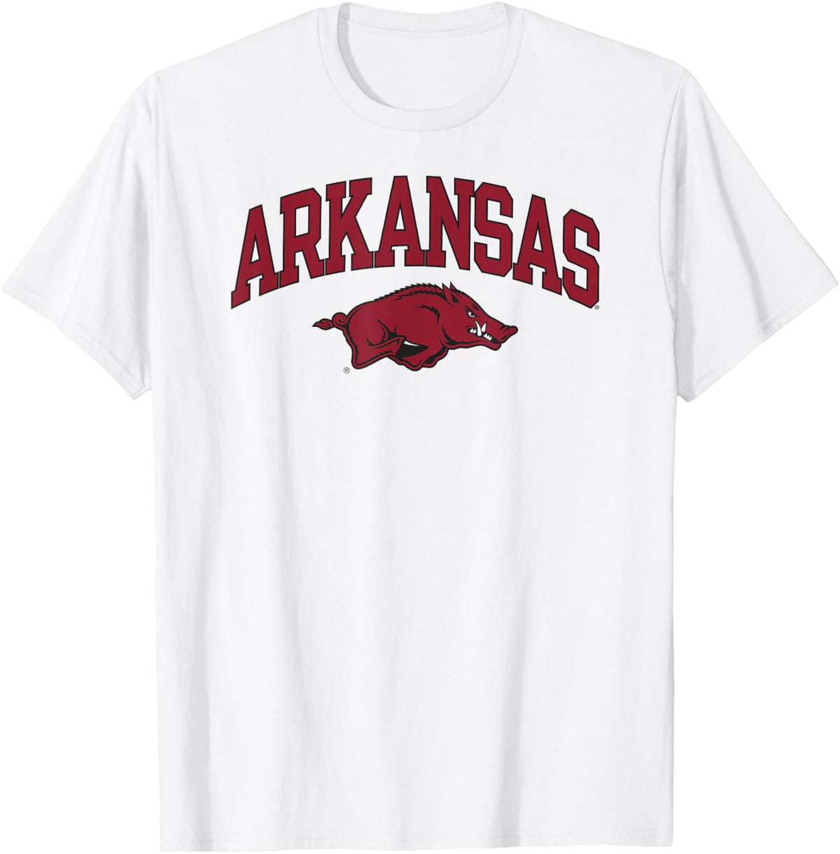 Arkansas Razorbacks Classic White Officially Licensed T-Shirt