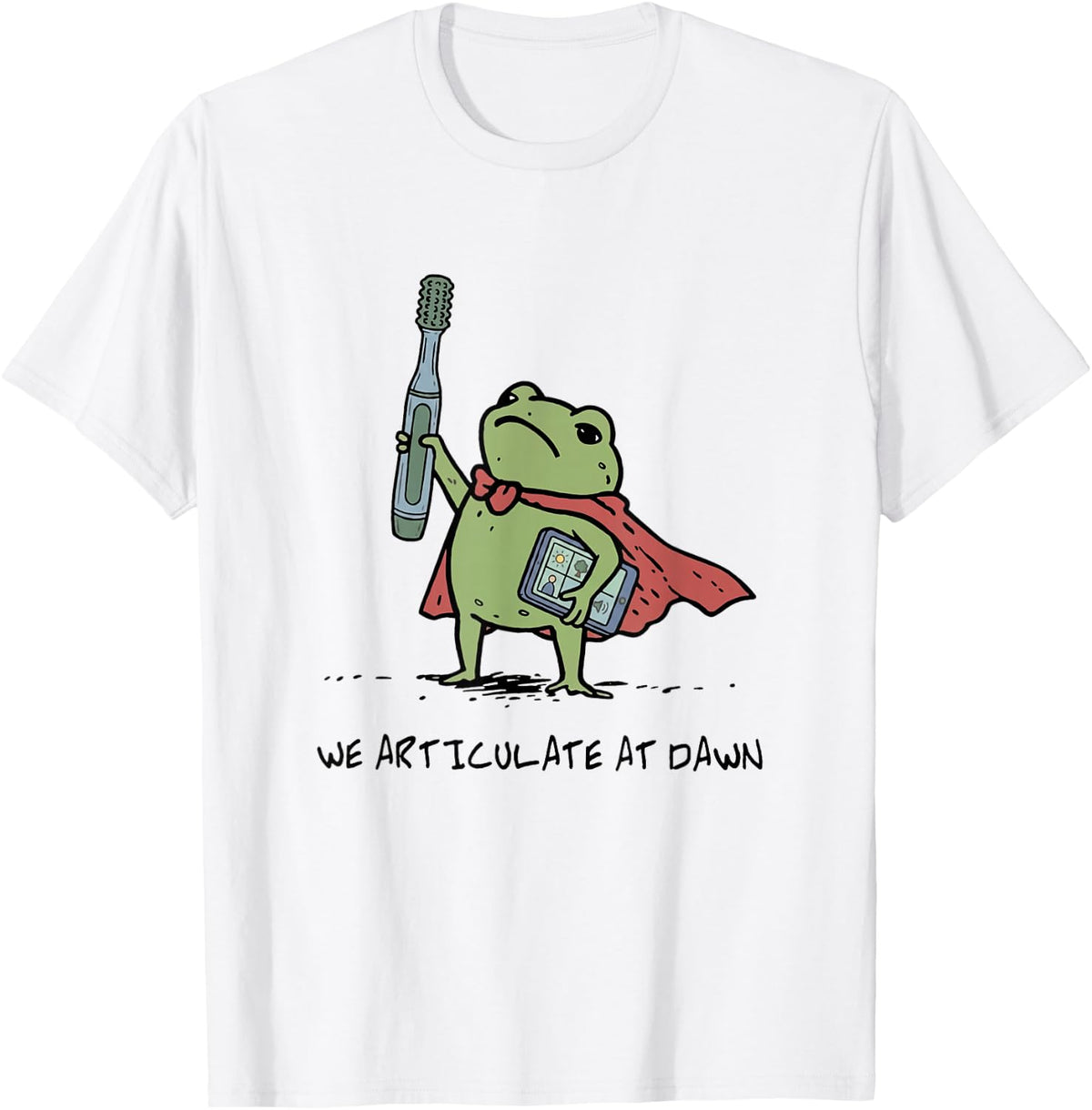 We Articulate At Dawn Frog Speech Therapy Back to School T-Shirt