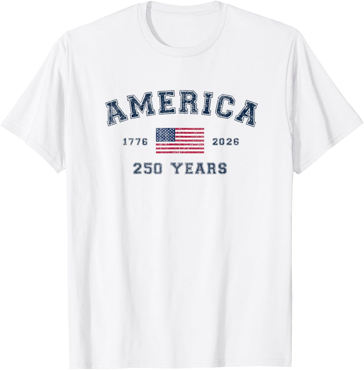 America 250 Years USA United States Flag July 4th 2026 1776 T-Shirt