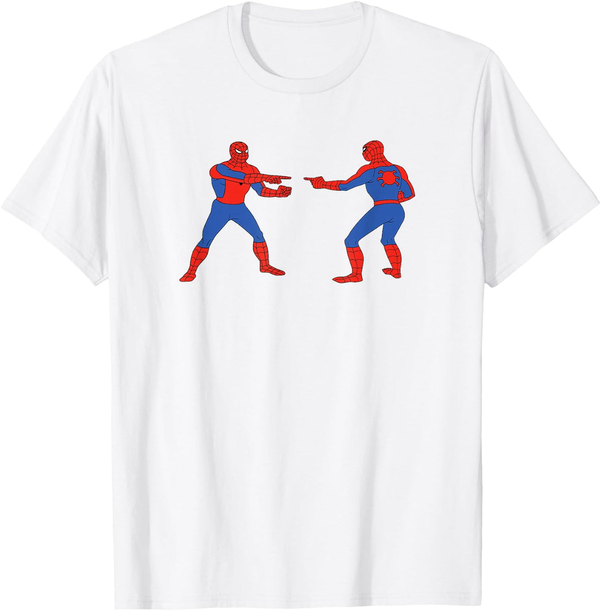 Marvel Spider-Man Classic Retro 60's Cartoon Pointing Meme T-Shirt