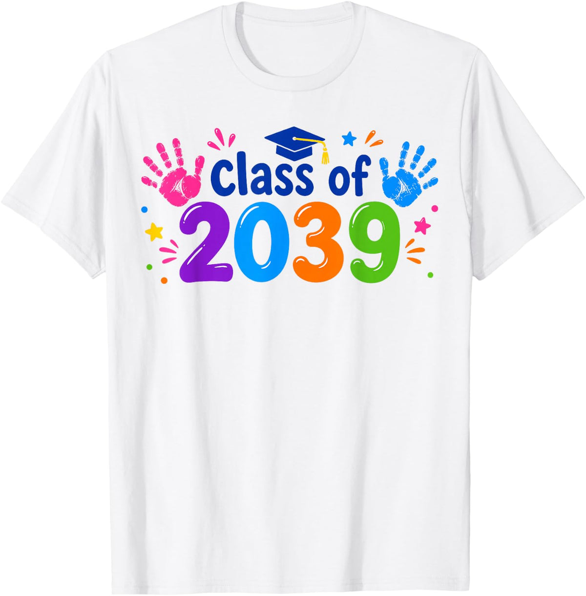 Class of 2039 Grow with Me Kindergarten 12th Grade T-Shirt