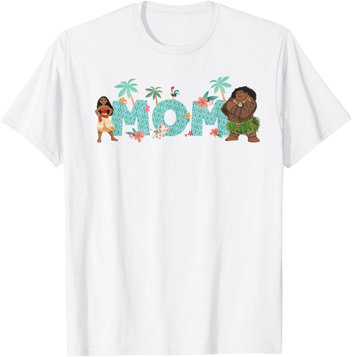 Disney Moana & Maui Mom Family Trip Vacation Matching T-Shirt