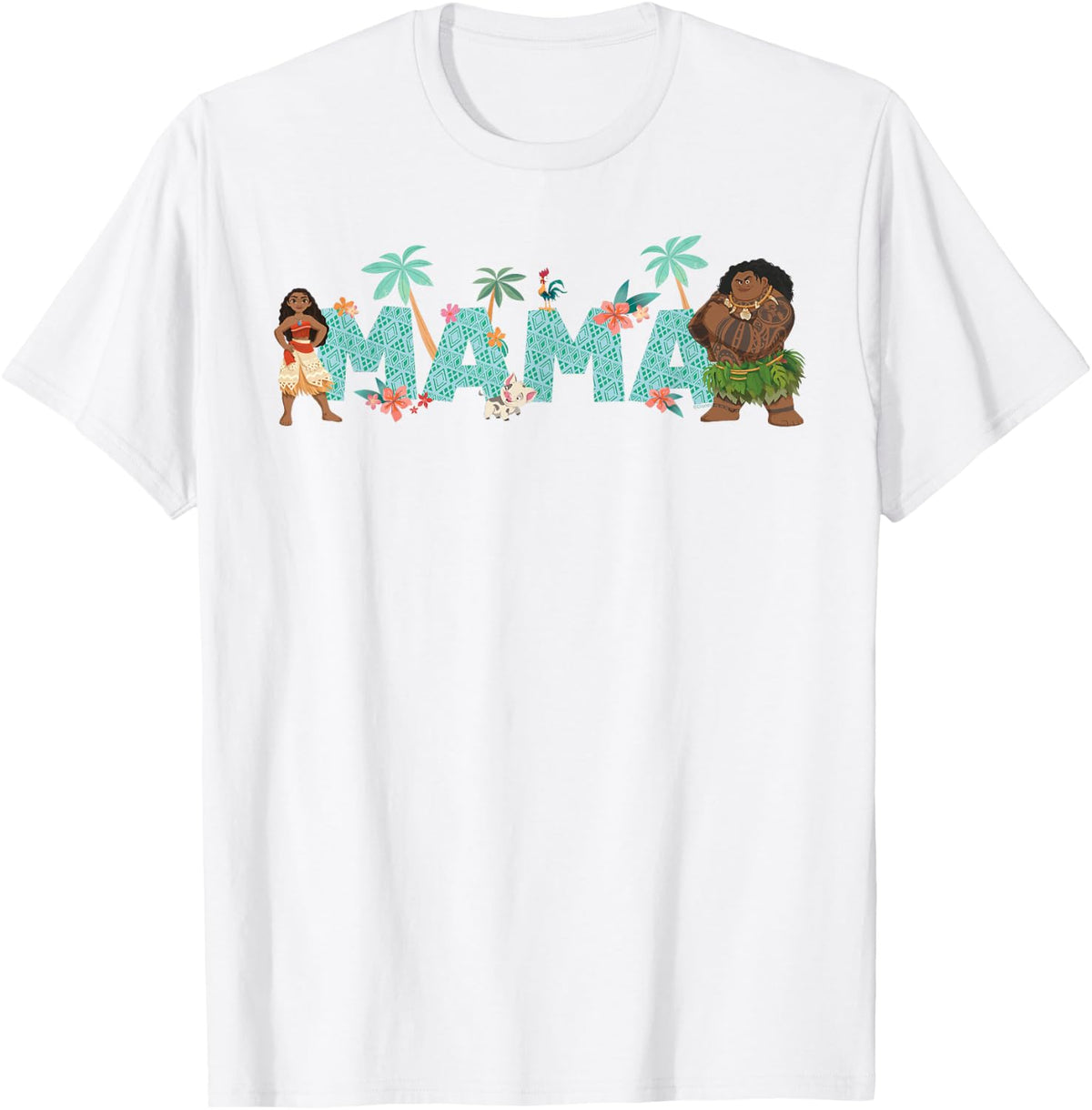 Disney Moana & Maui Mama Family Trip Vacation Matching T-Shirt