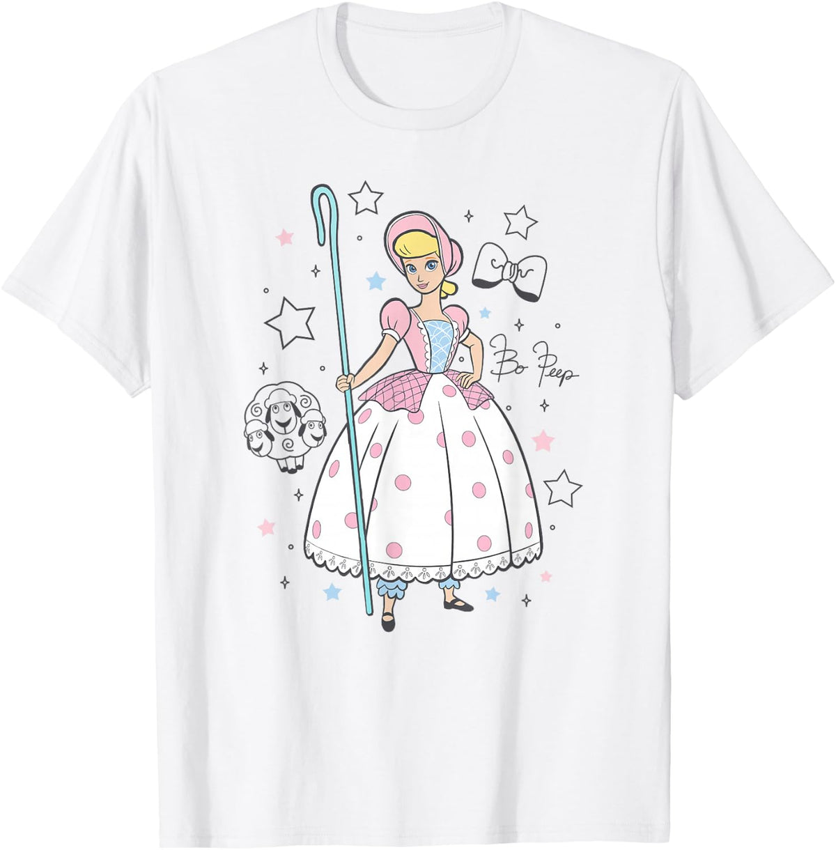Disney Pixar Toy Story Bo Peep's Signature Portrait T-Shirt