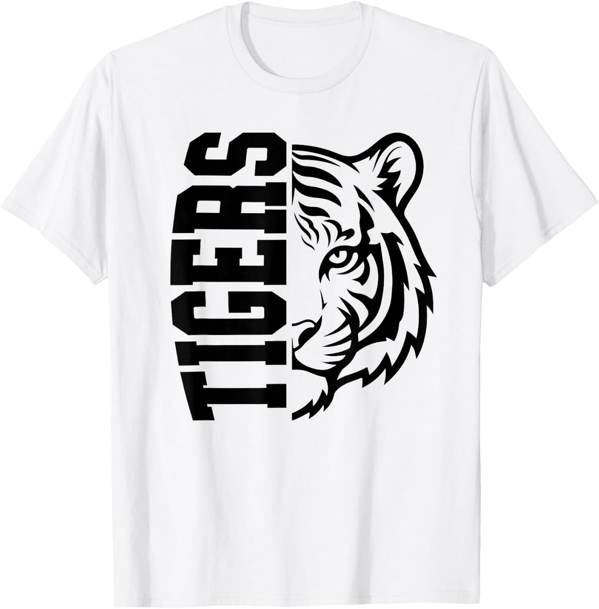 Tigers School Spirit Mascot Tiger Pride Game Day T-Shirt