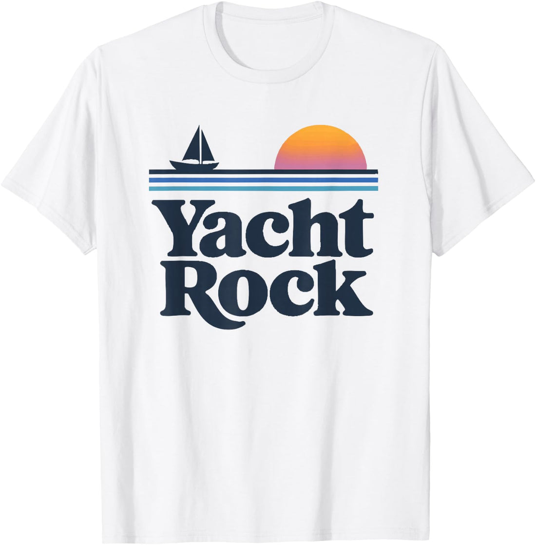 Yacht Rock Retro Sunset T-Shirt