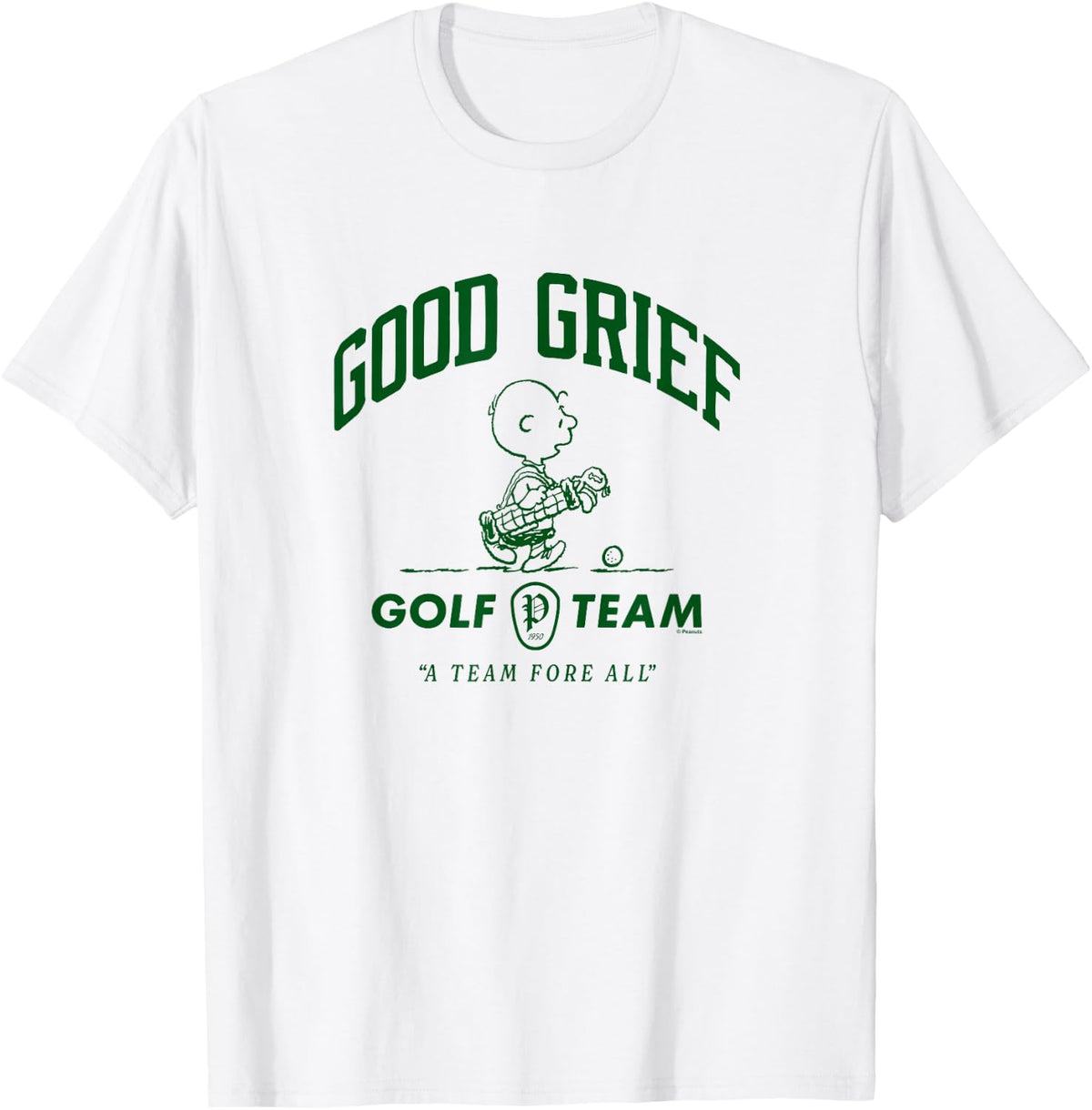 Peanuts - Good Grief Golf Team T-Shirt