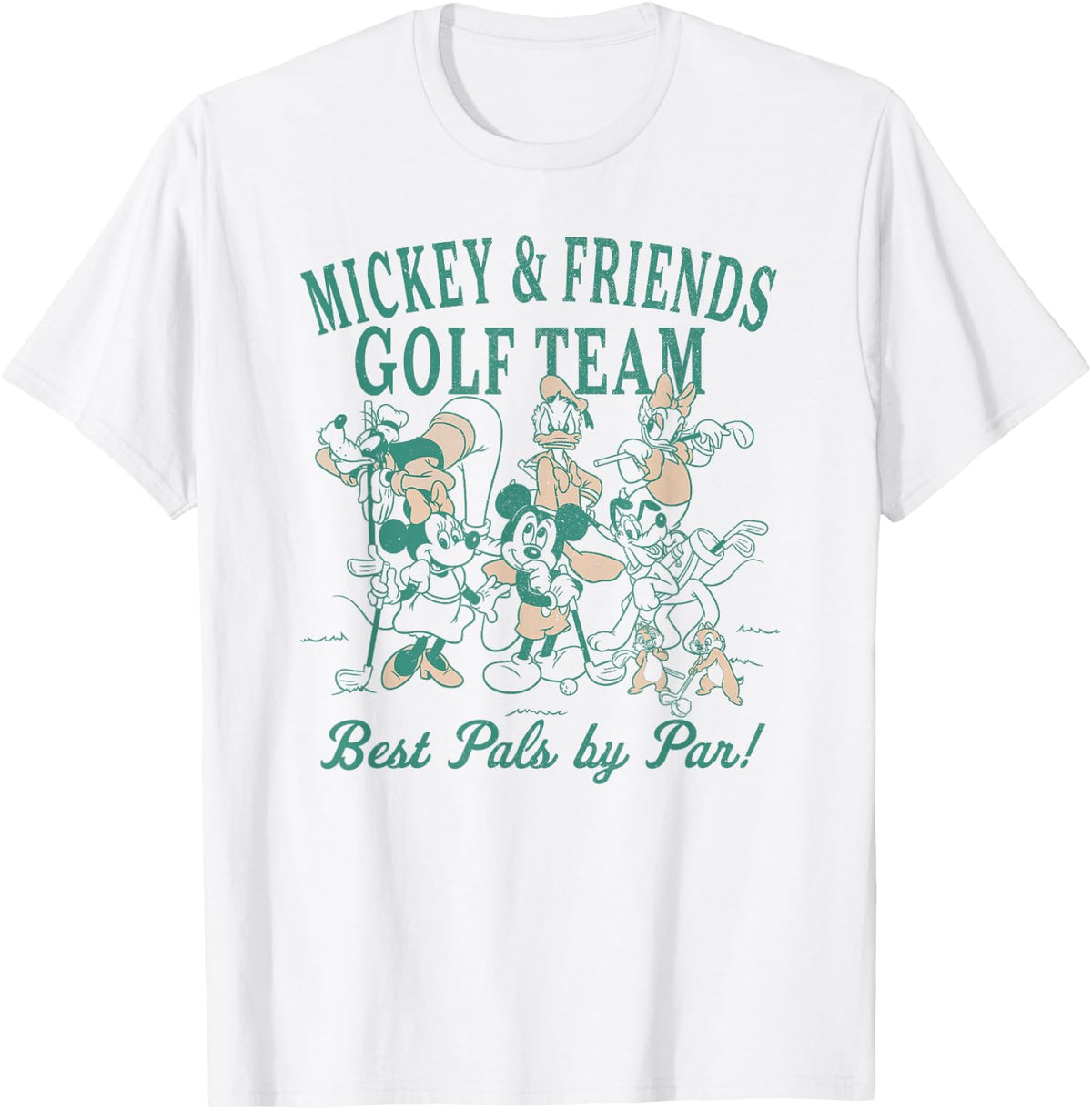 Disney Mickey and Friends Golf Team Best Pals by Par! T-Shirt