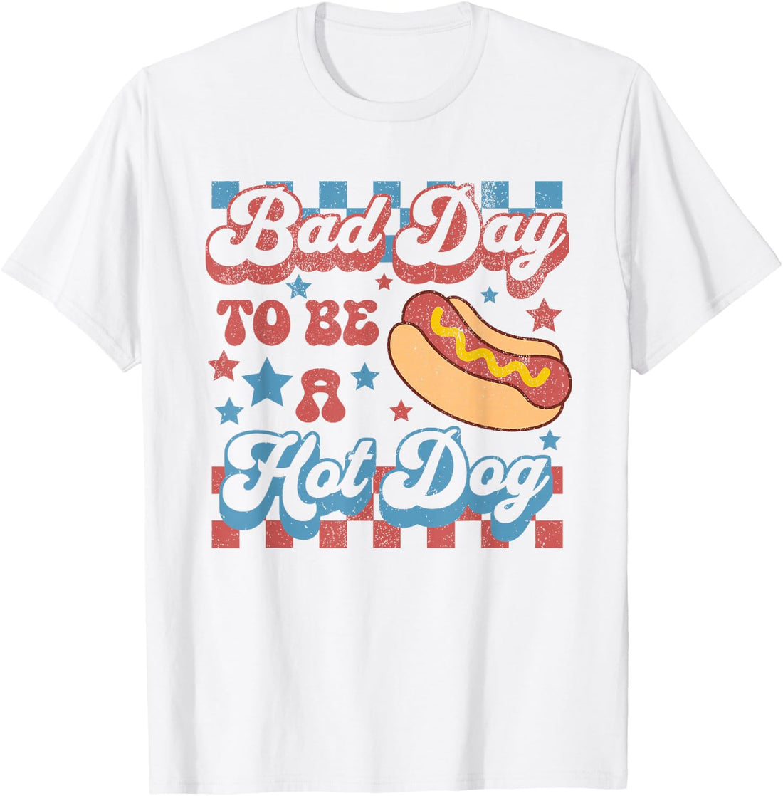 Bad Day to Be A Hot Dog Funny BBQ Grilling 4th of July T-Shirt