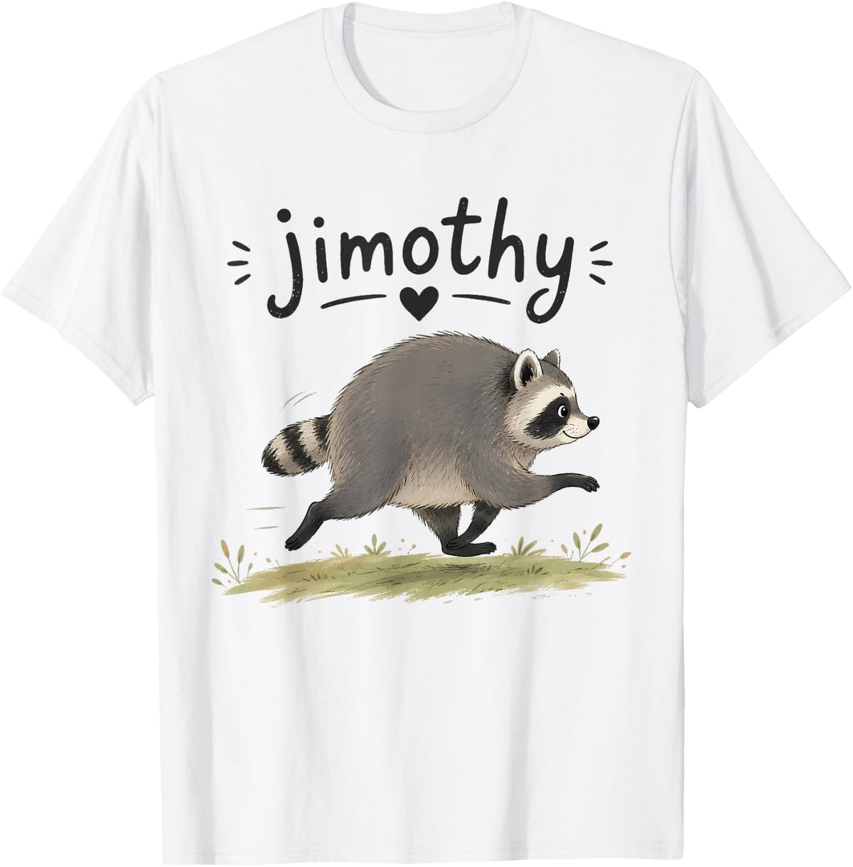 Team Jimothy Raccoon Meme Raccoon Feral Trendy Animal Humor T-Shirt