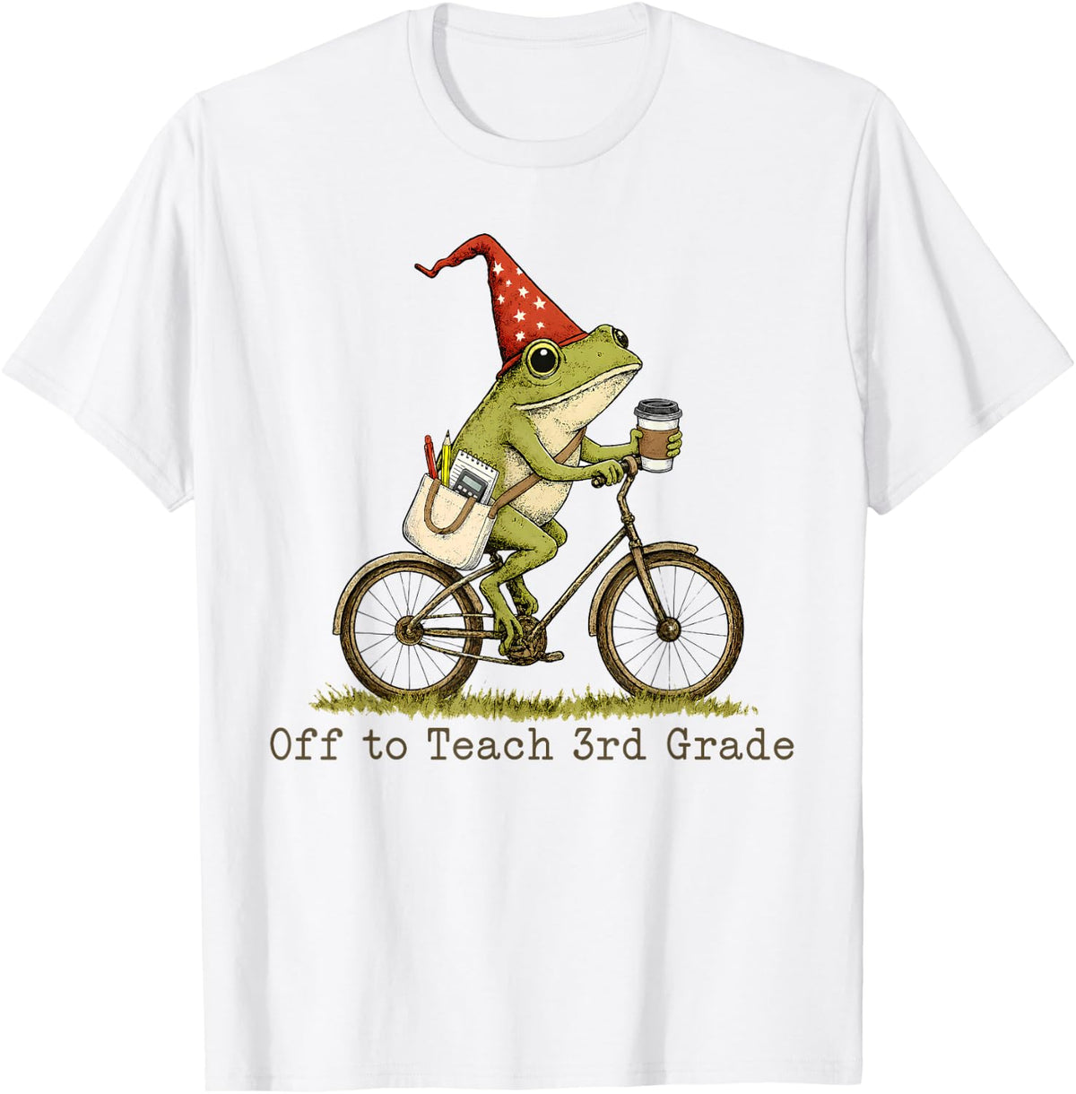 Off to Teach 3rd Grade Teacher Frog Back to School T-Shirt