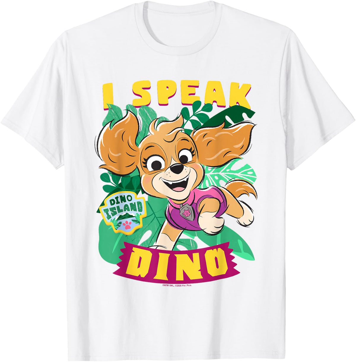 Paw Patrol: The Dino Movie Skye I Speak Dino T-Shirt