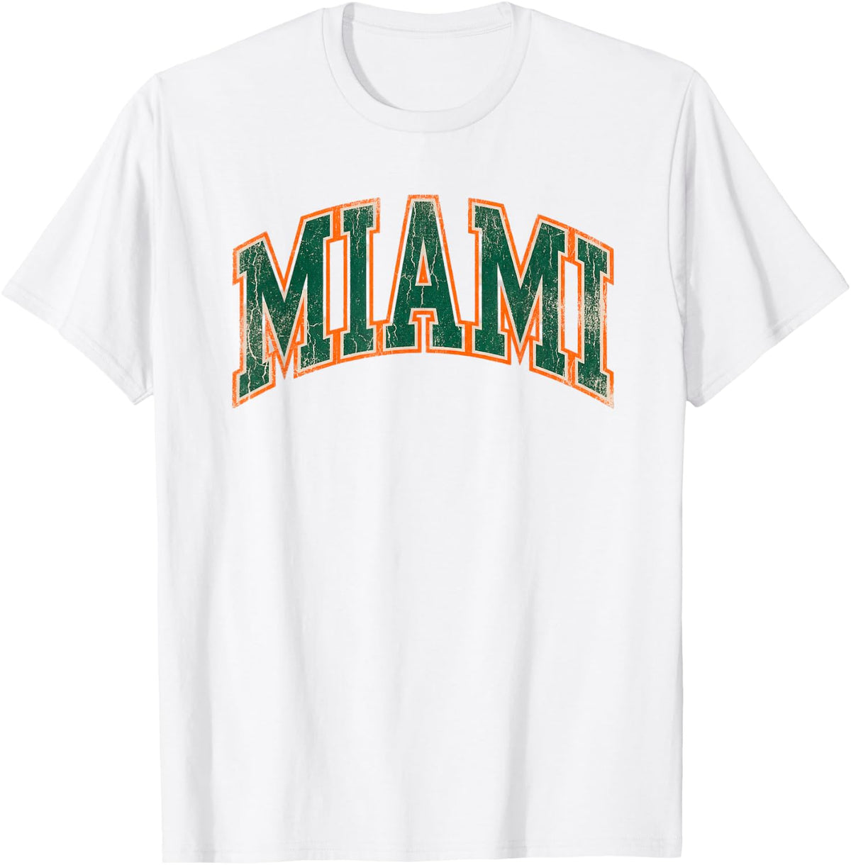 Miami Classic Block Typography Graphic T-Shirt