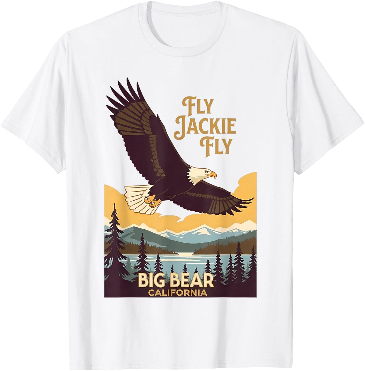 Jackie The Big Bear Eagle, Supports California Wildlife T-Shirt