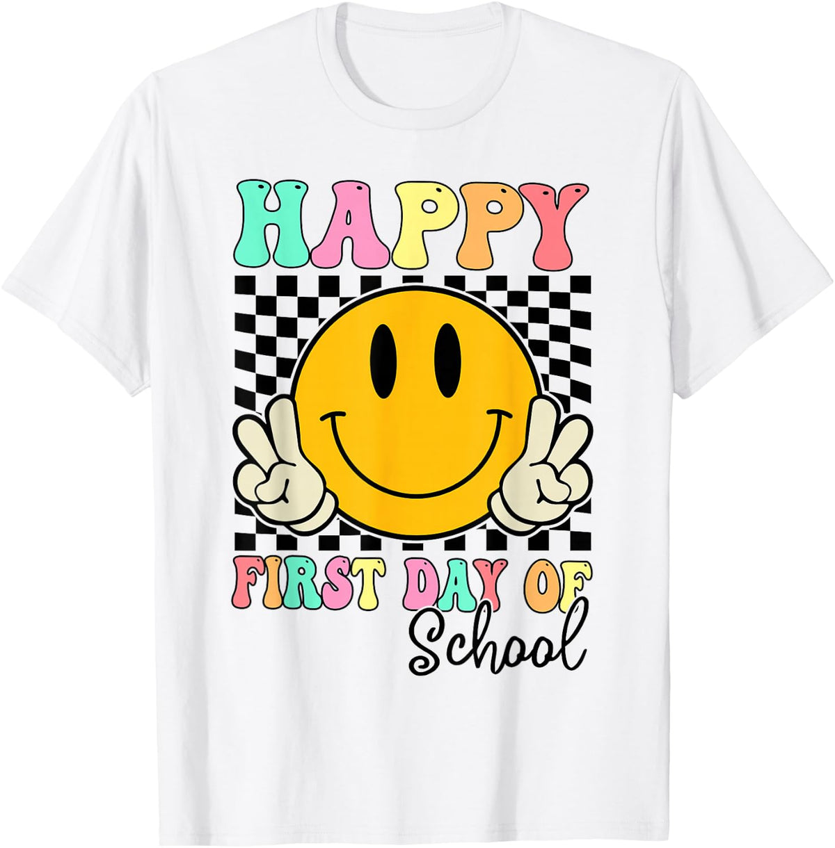 Back To School Teachers Student Happy First Day of School T-Shirt