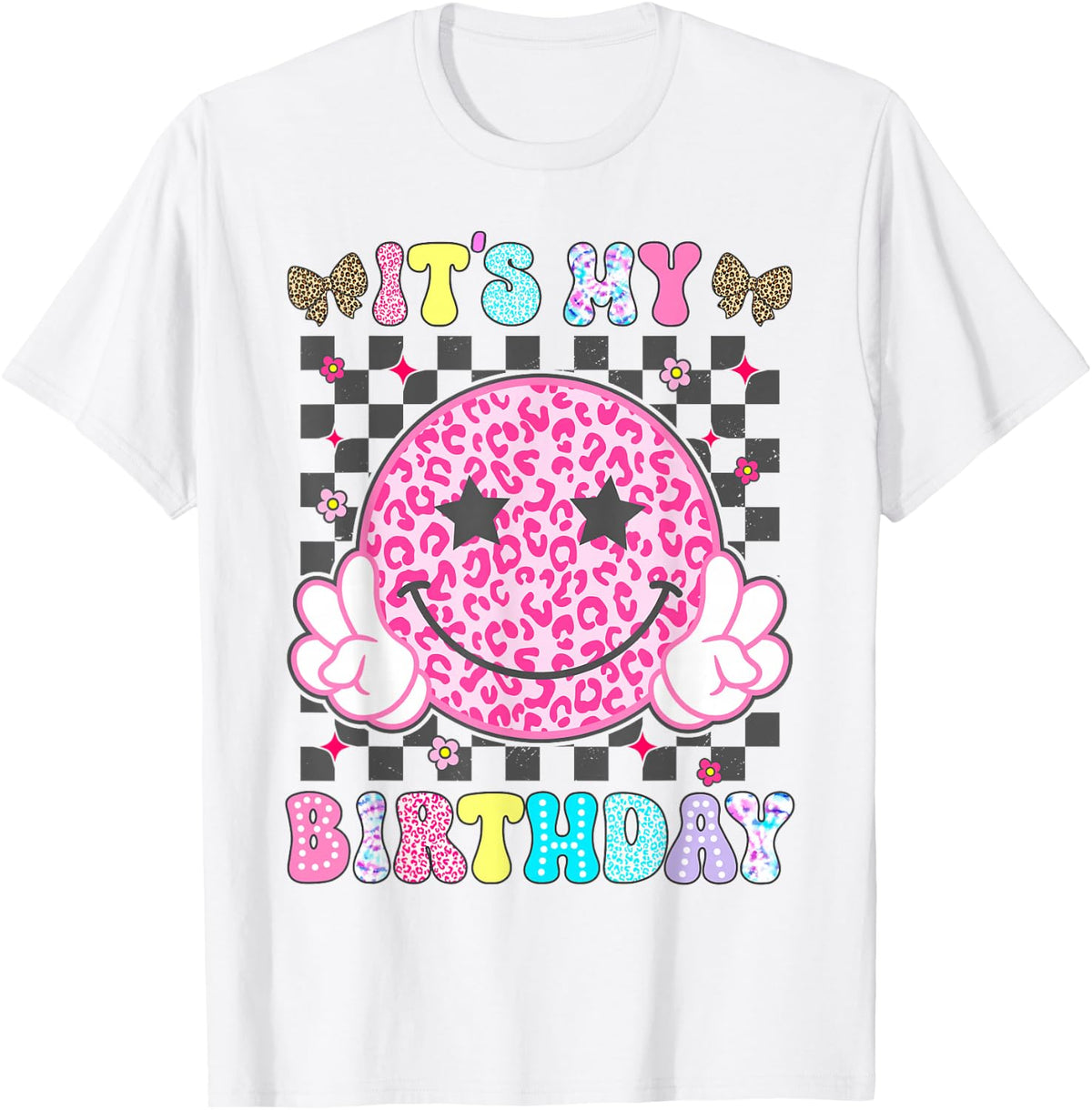 Its My Birthday Shirt for Girls Women Teens Kid Smile Face T-Shirt