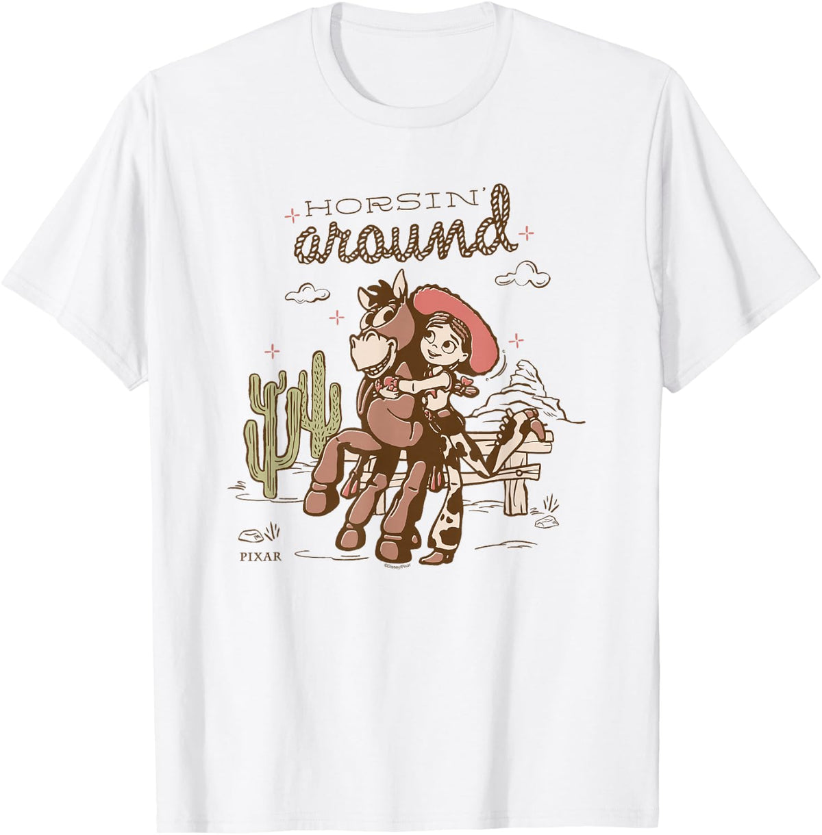 Disney Pixar Toy Story 5 Jessie & Bullseye Horsin' Around T-Shirt
