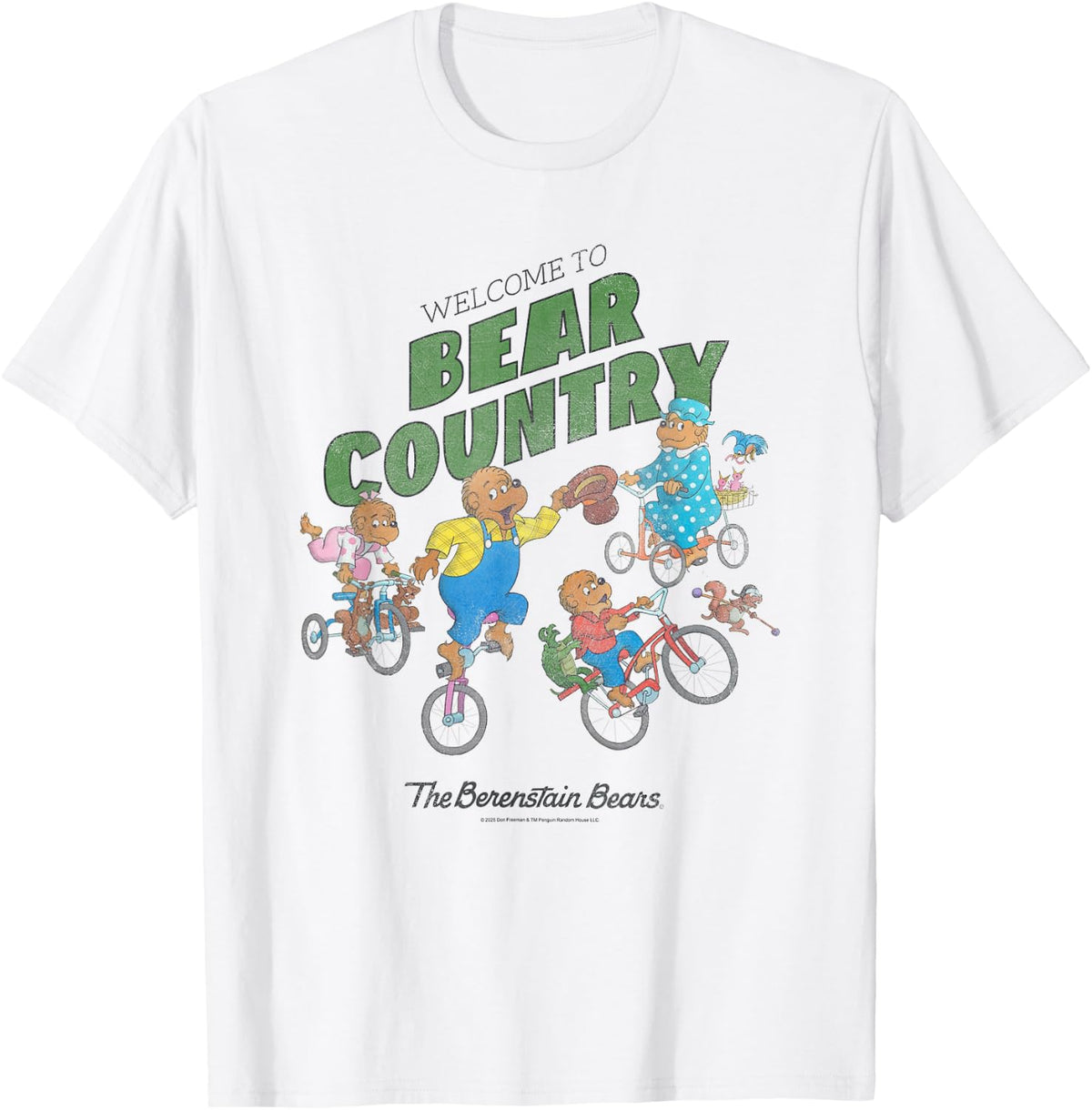 The Berenstain Bears Welcome to Bear Country Vintage Book T-Shirt