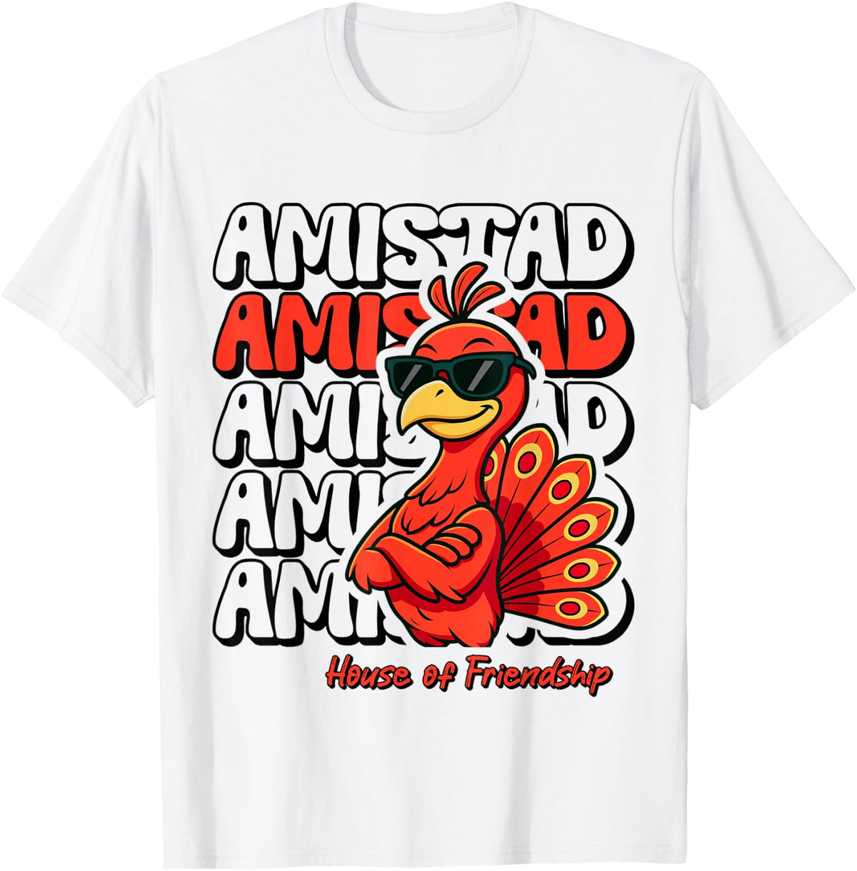 AMISTAD, House of Friendship - Amistad House School Spirit T-Shirt