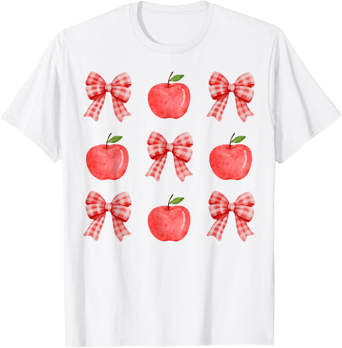 Coquette Apple Picking Crew Apple Picking Season Bows T-Shirt