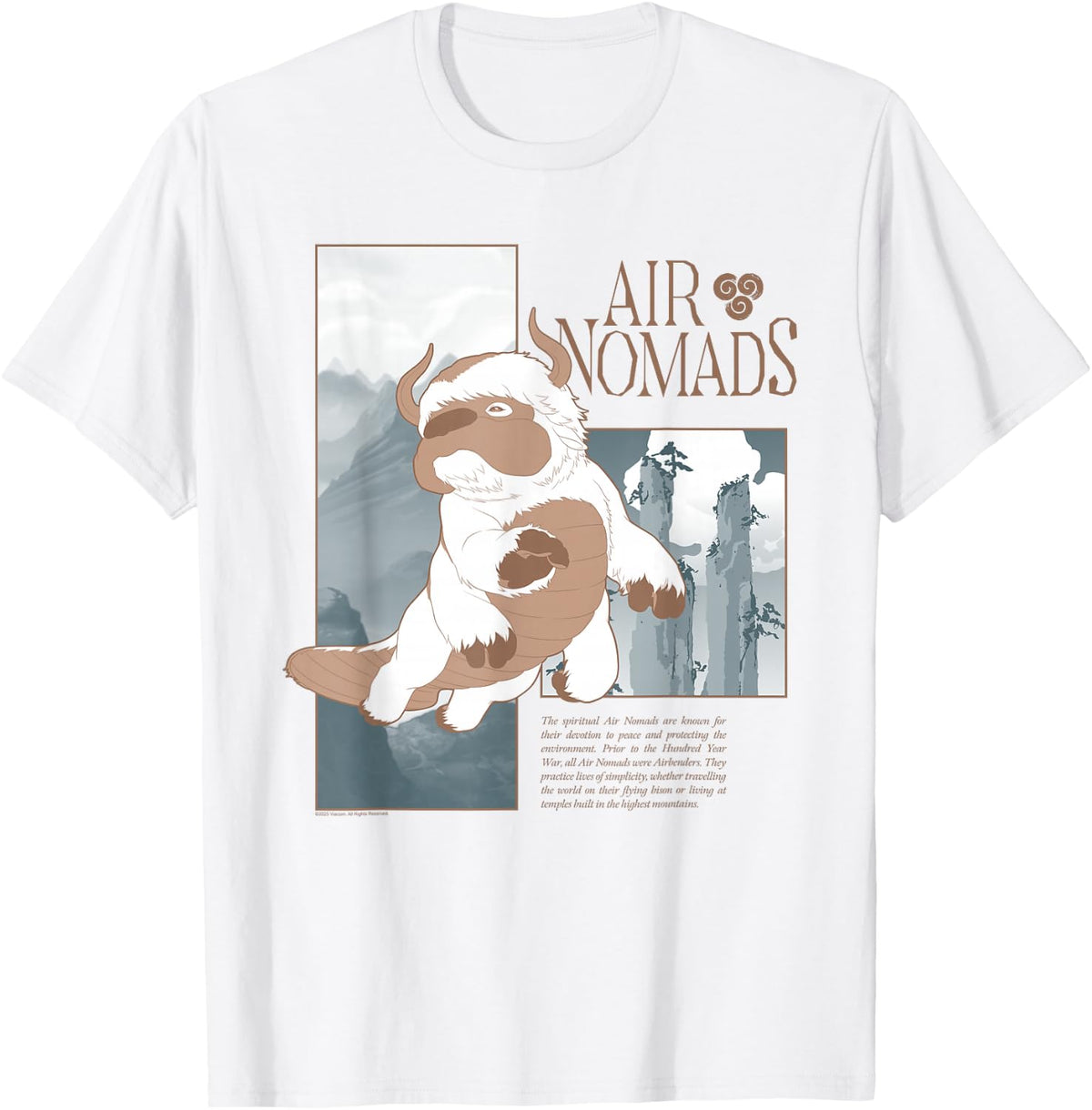 Avatar: The Last Airbender Appa Sky Bison Yip Yip TV Show T-Shirt