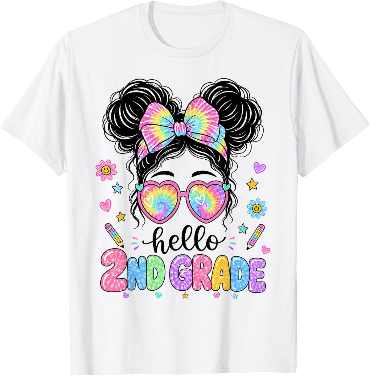 2nd Grade for Girls Back to School First Day Second Grade T-Shirt