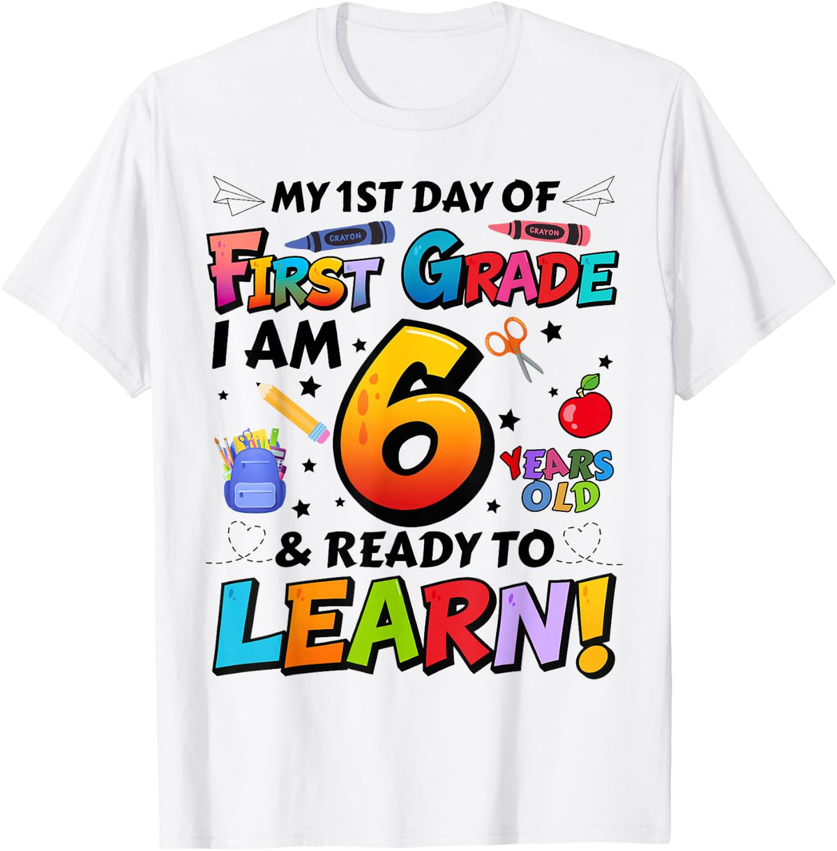 First 1st Grade First Day Of School, Back To School kids T-Shirt