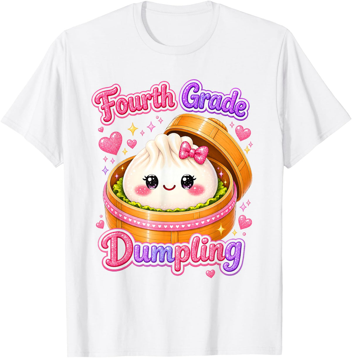 4th Grade Dumpling Cute First Day of School Teachers Kids T-Shirt
