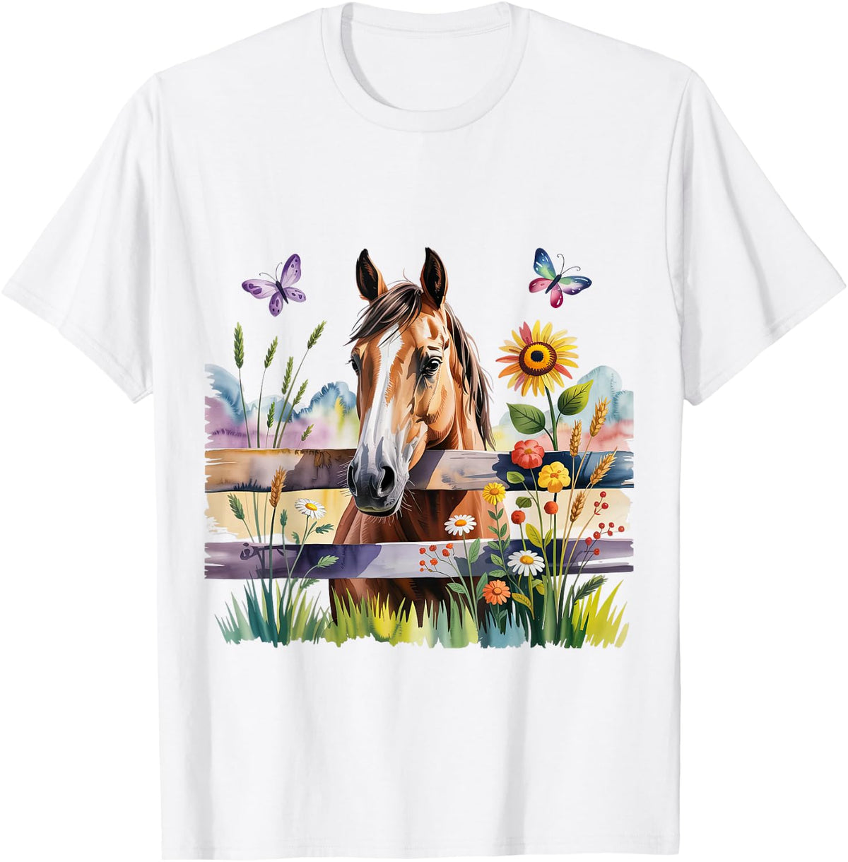 Horse Riding Beautiful Horse Graphic T-Shirt
