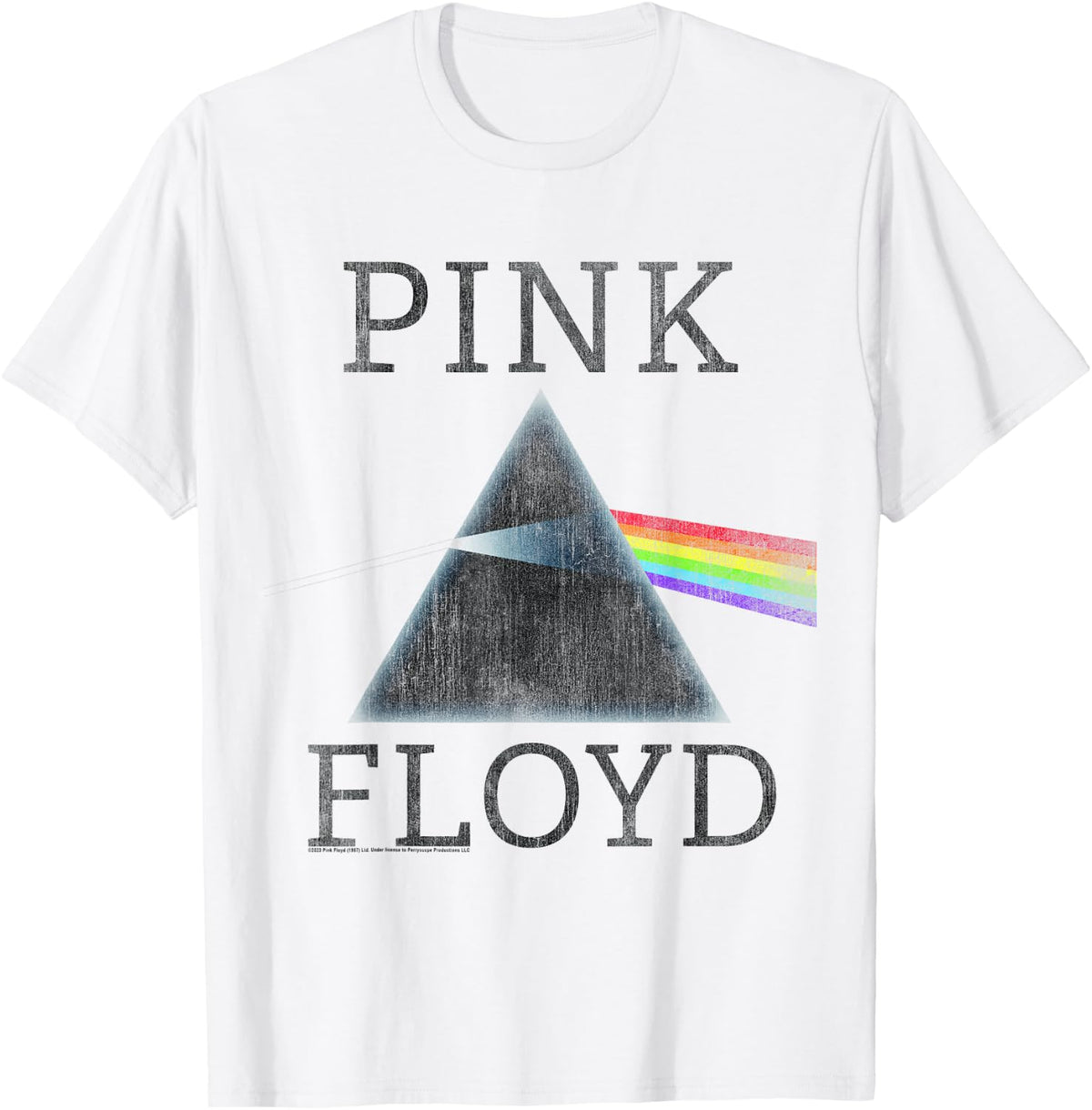 Official Pink Floyd Dark Side of The Moon Album Band Music T-Shirt